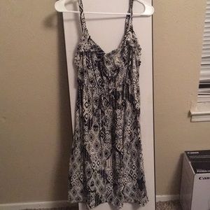 Black and white dress